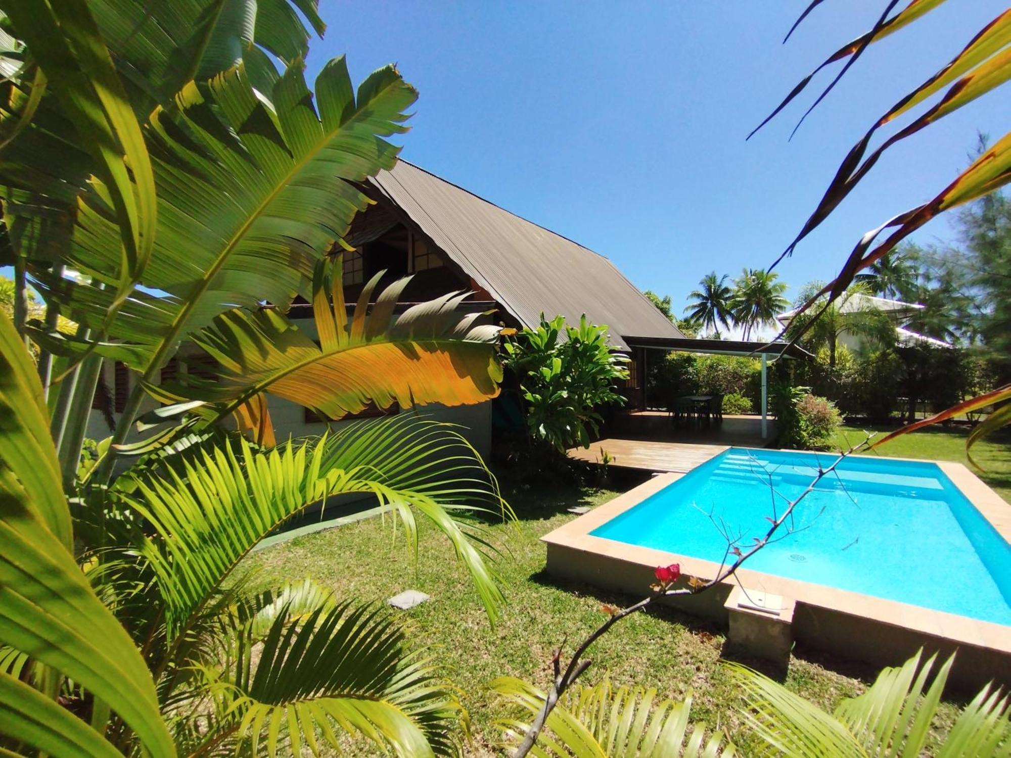 Moorea Pool & Lagoon House Villa Eksteriør bilde